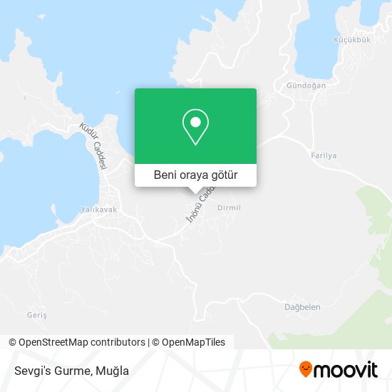 Sevgi's Gurme harita