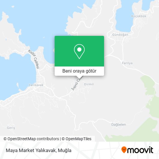Maya Market Yalıkavak harita