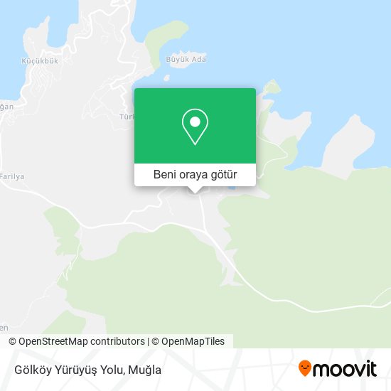 Gölköy Yürüyüş Yolu harita