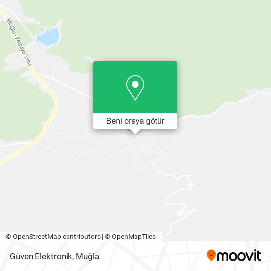 Güven Elektronik harita