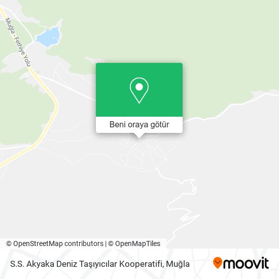 S.S. Akyaka Deniz Taşıyıcılar Kooperatifi harita