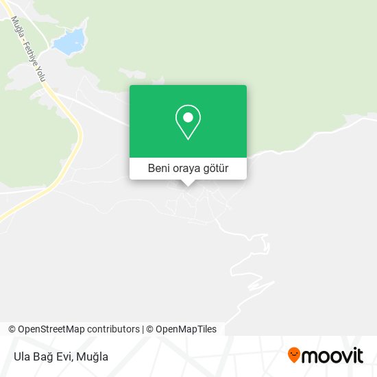 Ula Bağ Evi harita