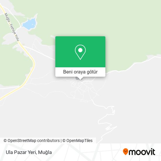 Ula Pazar Yeri harita