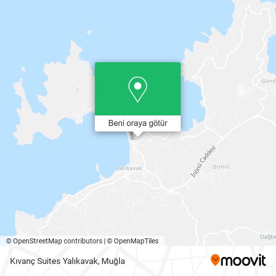 Kıvanç Suites Yalıkavak harita
