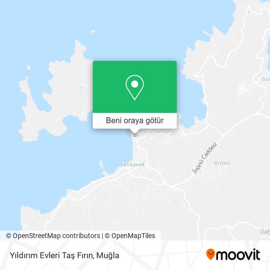 Yıldırım Evleri Taş Fırın harita