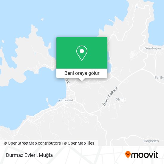 Durmaz Evleri harita