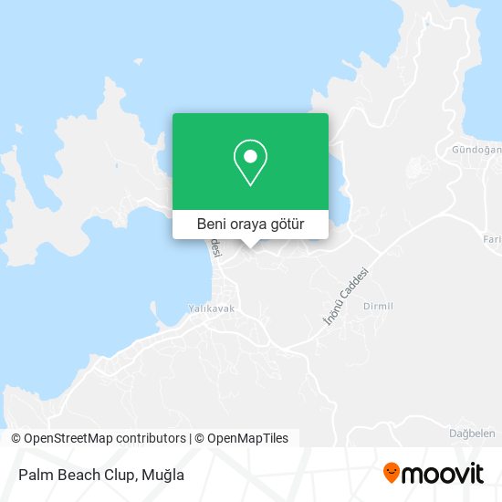 Palm Beach Clup harita
