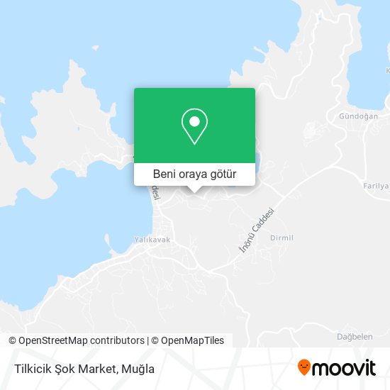 Tilkicik Şok Market harita