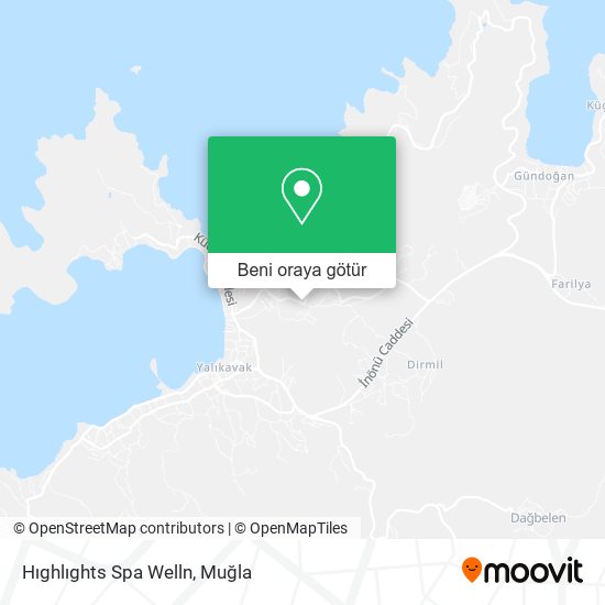 Hıghlıghts Spa Welln harita