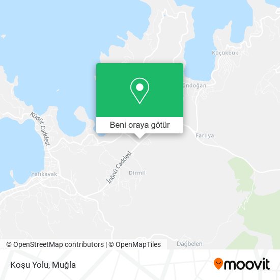 Koşu Yolu harita