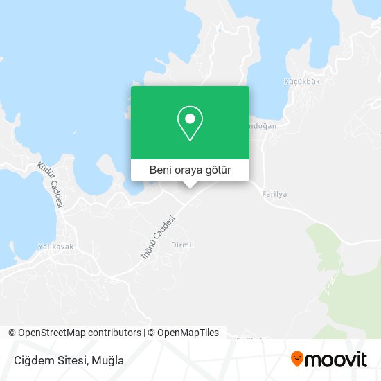 Ciğdem Sitesi harita