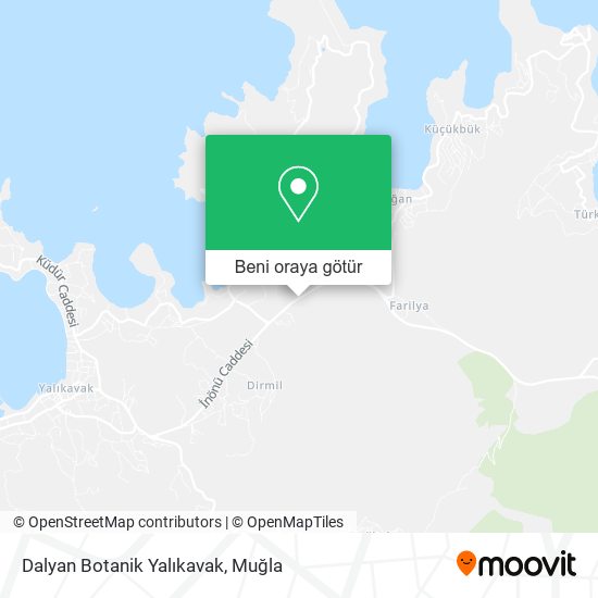 Dalyan Botanik Yalıkavak harita