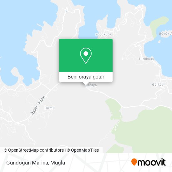Gundogan Marina harita