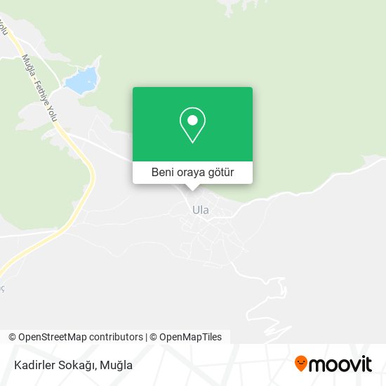 Kadirler Sokağı harita