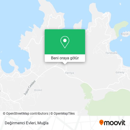 Değirmenci Evleri harita