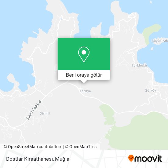 Dostlar Kıraathanesi harita
