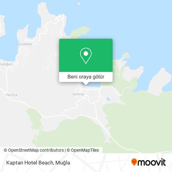 Kaptan Hotel Beach harita