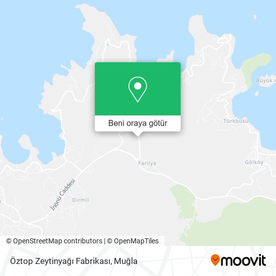 Öztop Zeytinyağı Fabrikası harita