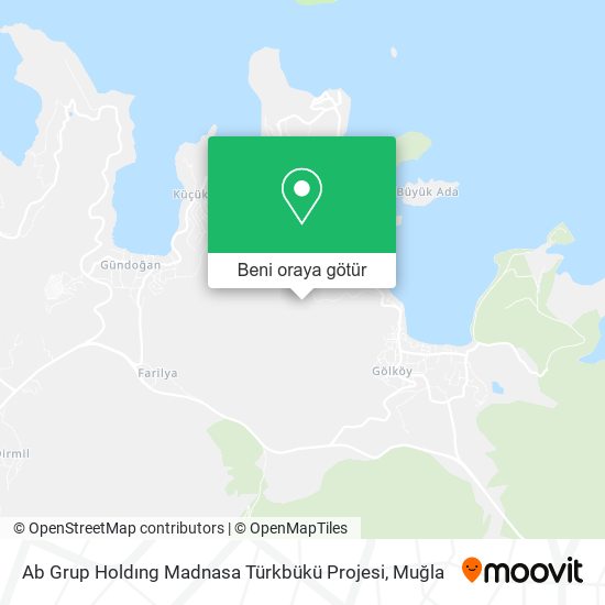Ab Grup Holdıng Madnasa Türkbükü Projesi harita
