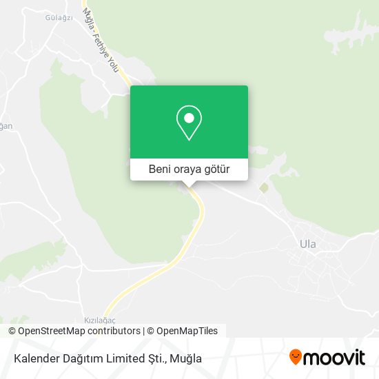 Kalender Dağıtım Limited Şti. harita