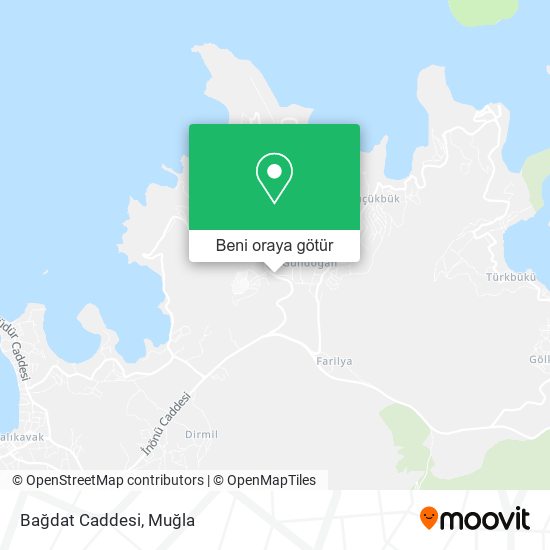 Bağdat Caddesi harita