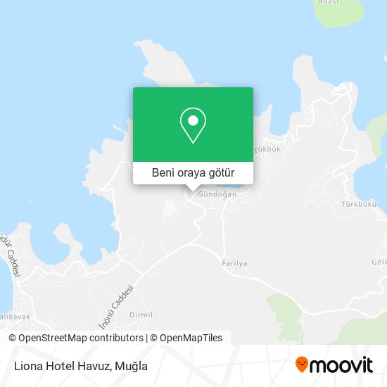 Liona Hotel Havuz harita