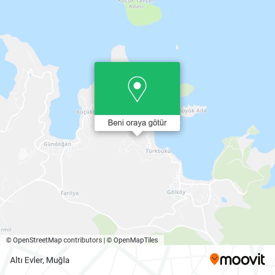 Altı Evler harita