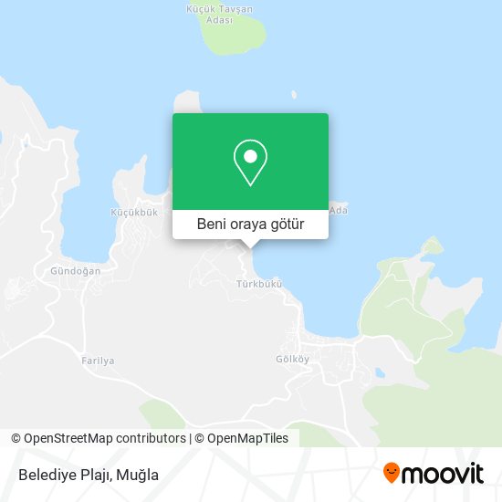 Belediye Plajı harita
