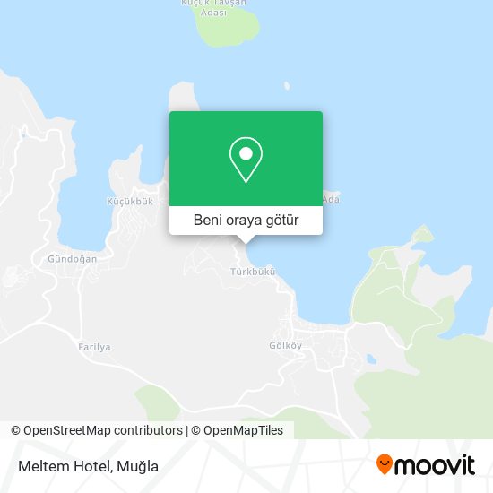 Meltem Hotel harita