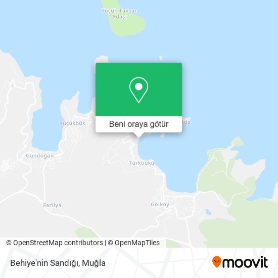 Behiye'nin Sandığı harita