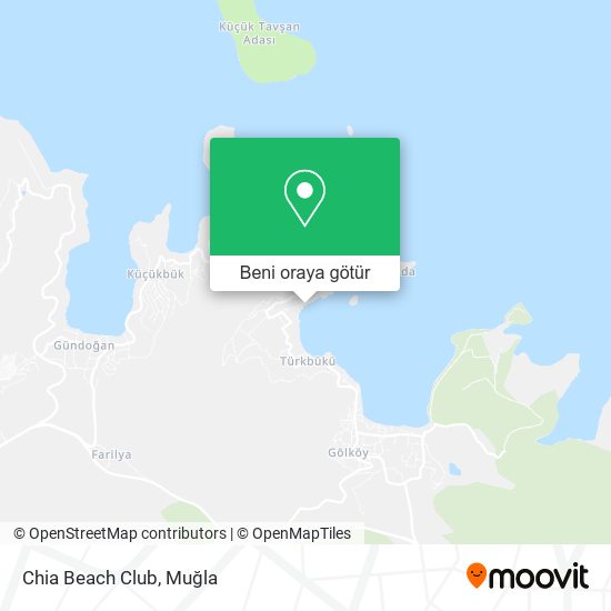 Chia Beach Club harita