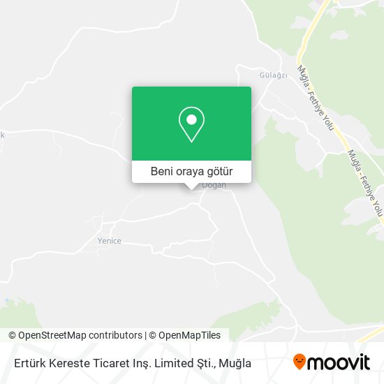 Ertürk Kereste Ticaret Inş. Limited Şti. harita