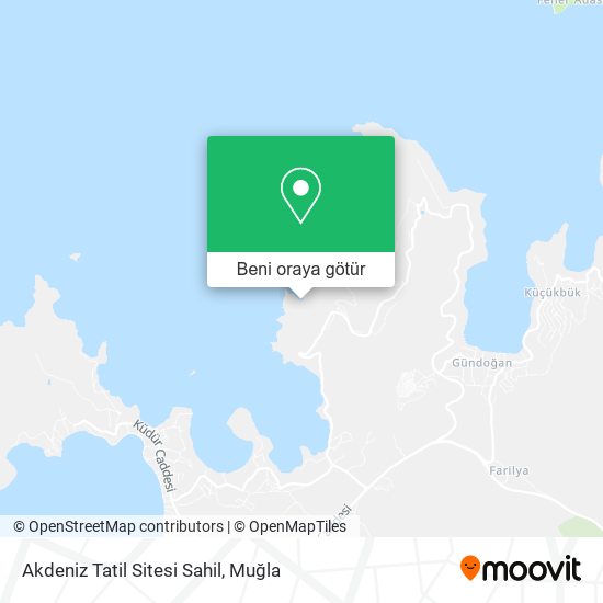 Akdeniz Tatil Sitesi Sahil harita