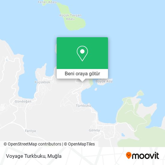 Voyage Turkbuku harita