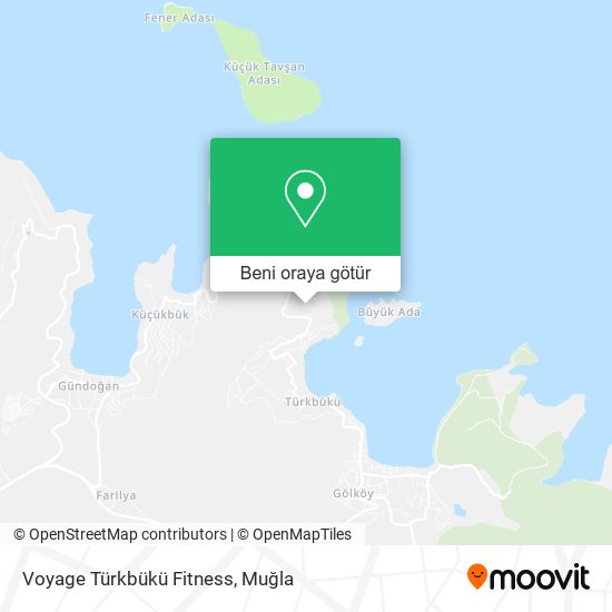 Voyage Türkbükü Fitness harita
