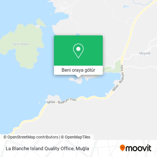 La Blanche Island Quality Office harita