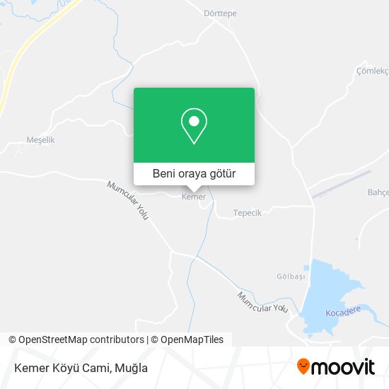 Kemer Köyü Cami harita