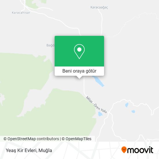 Yeaş Kir Evleri harita