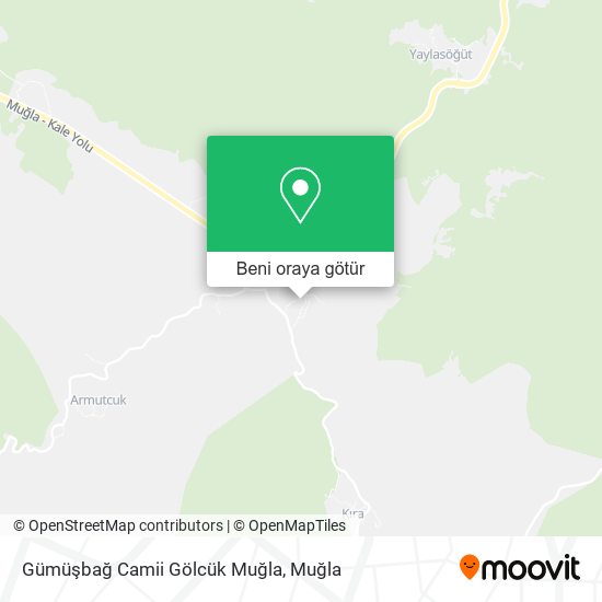 Gümüşbağ Camii Gölcük Muğla harita
