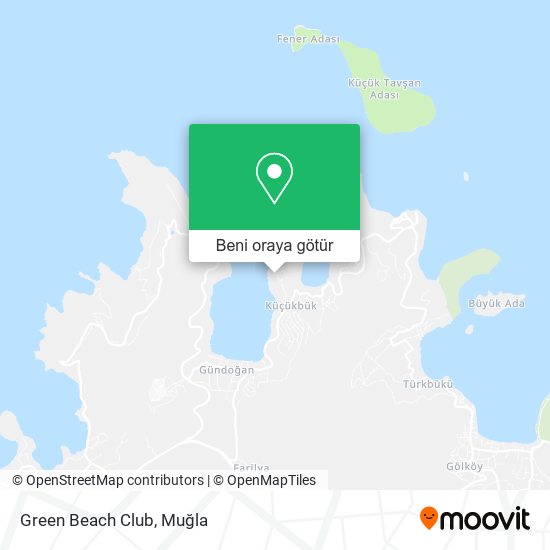 Green Beach Club harita