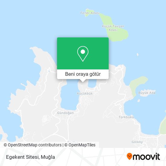 Egekent Sitesi harita