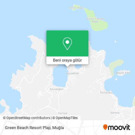 Green Beach Resort Plaji harita