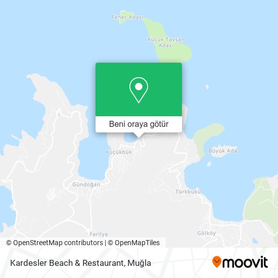 Kardesler Beach & Restaurant harita