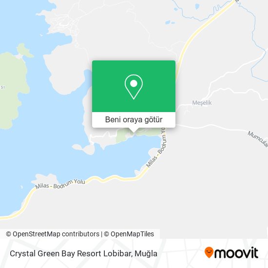 Crystal Green Bay Resort Lobibar harita