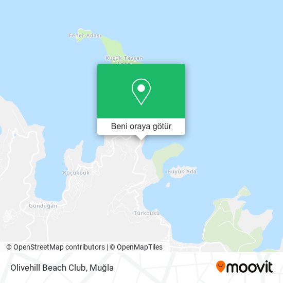 Olivehill Beach Club harita