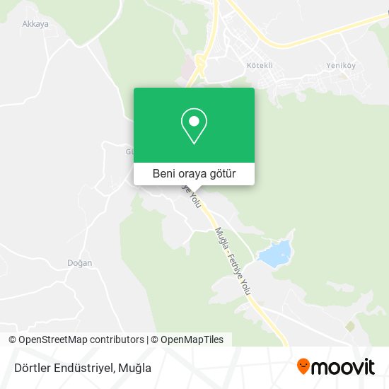 Dörtler Endüstriyel harita