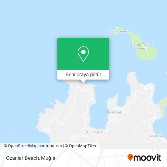 Ozanlar Beach harita