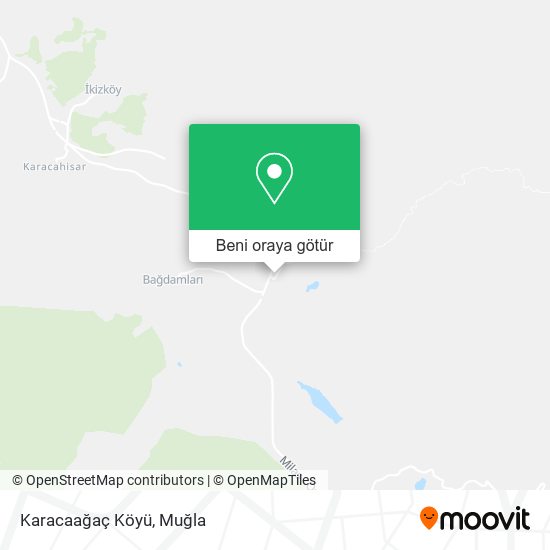Karacaağaç Köyü harita