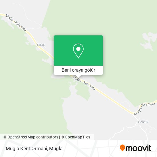 Mugla Kent Ormani harita