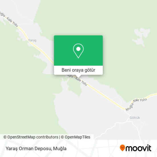 Yaraş Orman Deposu harita